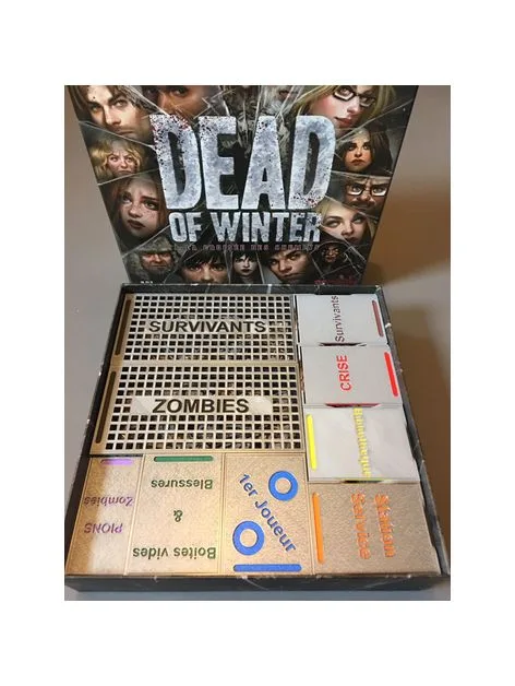 Inlay for DEAD OF WINTER Crossing Roads - Rangement pour DEAD OF WINTER à la croisée des chemins