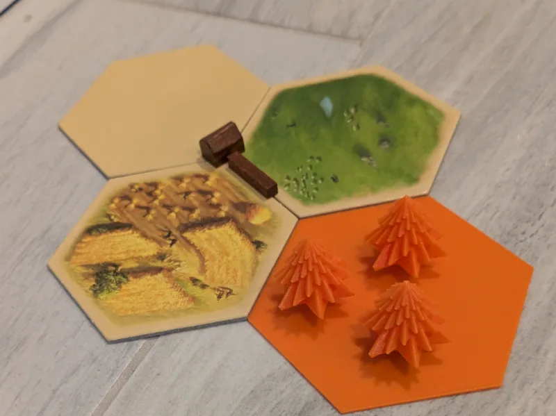 3D Catan Forest