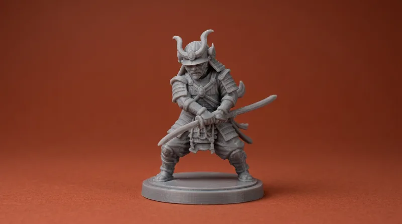 Samurai Warrior Fantasy Figurine