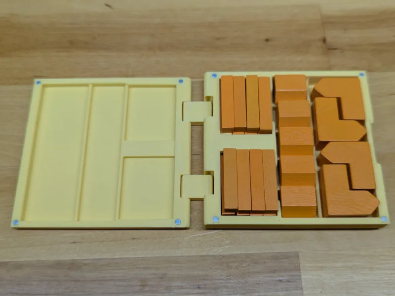 Catan Piece Holder - Print In Place 360° Hinge + Magnetic Closure