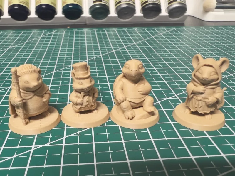 Everdell Critter Miniatures – (Set of 4)