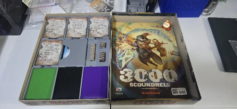 3000 Scoundrels - Board Game Organizer