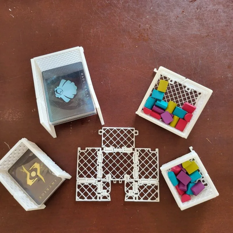 Foldable PrintInPlace Card-/Token-/Resourcetray