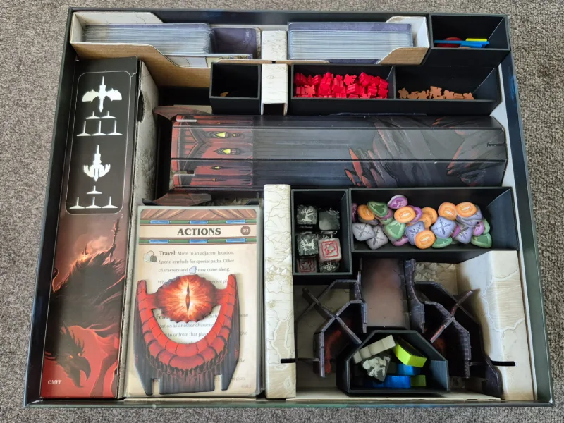 Fate of the Fellowship Board Game Insert