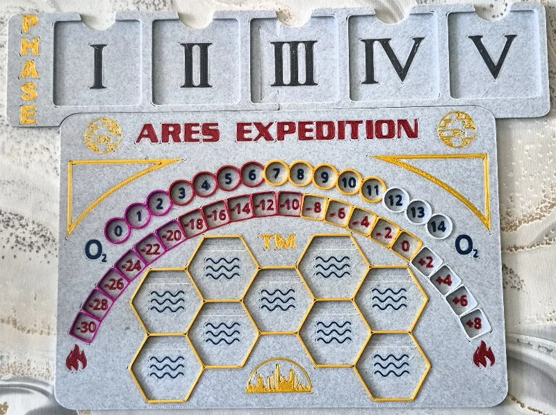 Terraforming Mars - Ares Expedition & Crisis PLAYBOARD