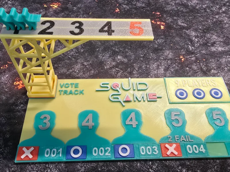 The Squid Game: The Resistance Avalon Token Set