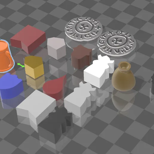 Raiders Of The North Sea + 2 Expensions Full 3D Parts