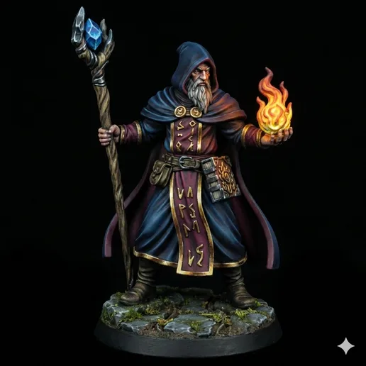 Balur The Fire Mage (HeroQuest)