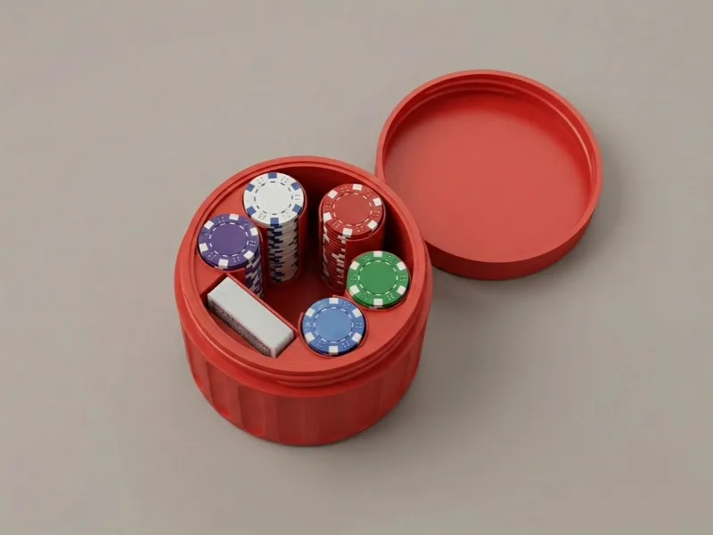 Pocket Poker Organizer - Compact Travel Case