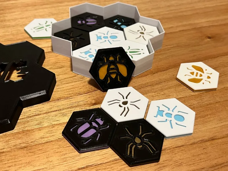 Hive Board Game Travel Edition with Expansions and box
