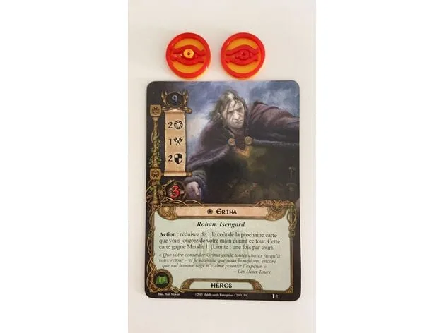 Lord of the Rings LCG Tokens "Doomed"