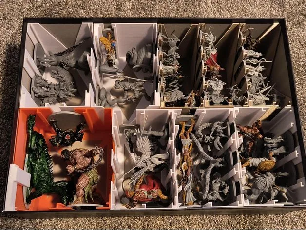 Mythic Battles: Pantheon insert and organizer for "God Pledge" - core & KS extras