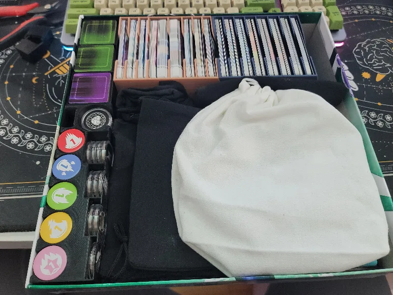 Bullet heart and star storage solution with coin capsules
