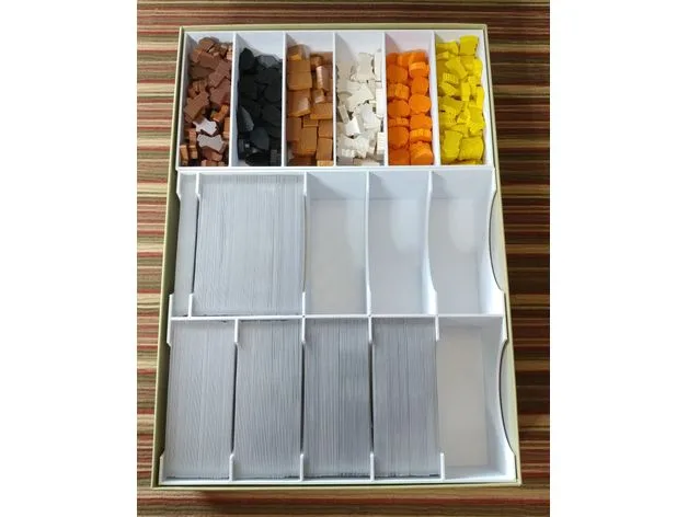 Agricola (Revised Edition) Organizer Including A, B, C, D Decks and Farmers of The Moor.