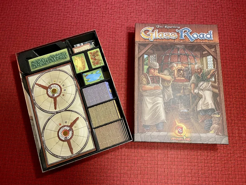Glass Road Board Game Insert