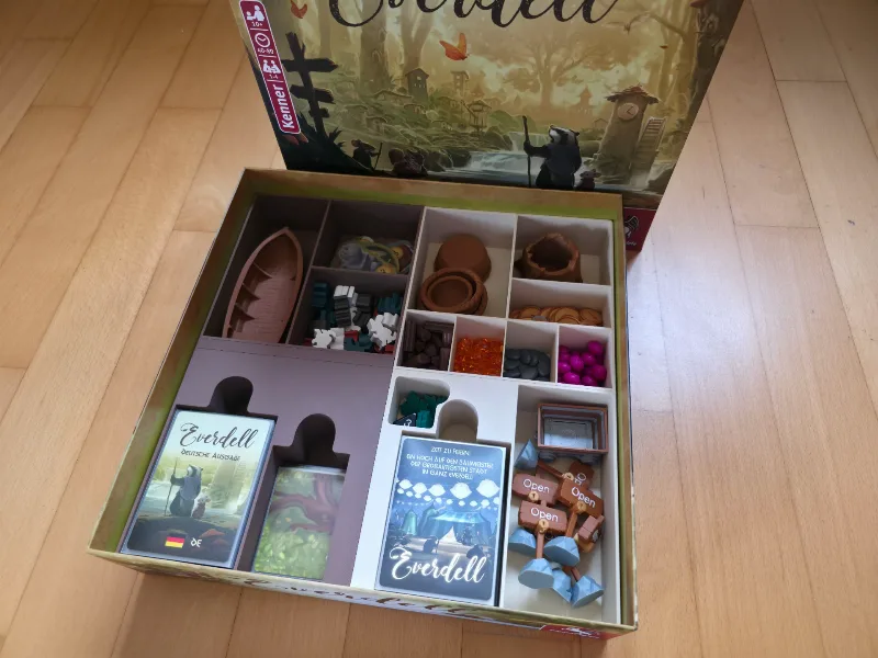 Everdell Insert and Player Tray + Card Holder