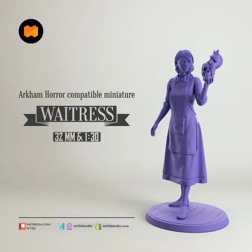 Waitress - Arkham Horror compatible
