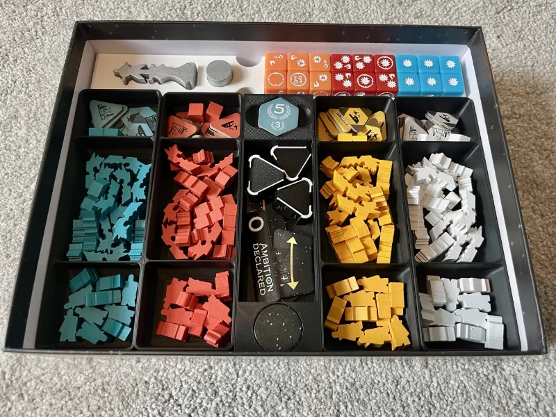 Arcs player and pieces tray remix