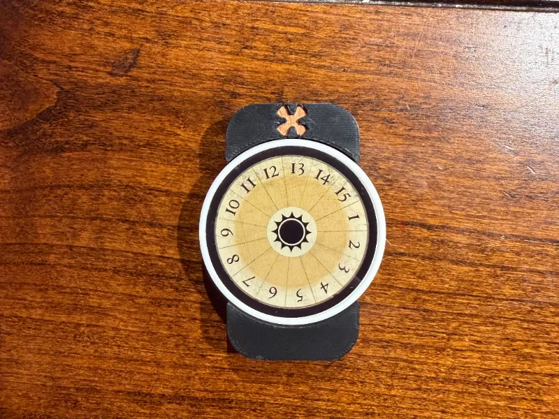 Too Many Bones Magnetic Day Counter Tracker