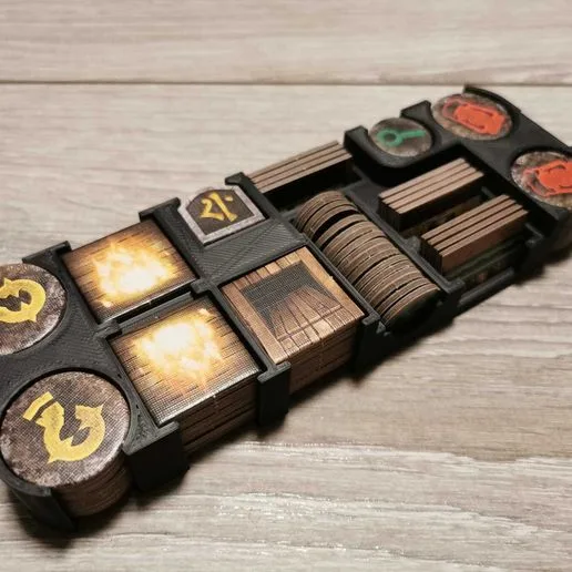 Token tray for Mansions of Madness game
