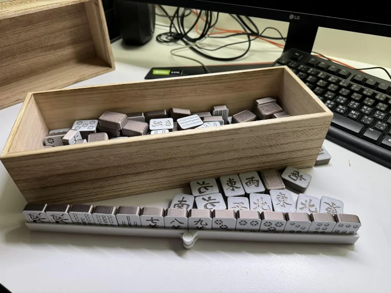Mahjong ruler (rack), for 13 tiles and 16 tiles game