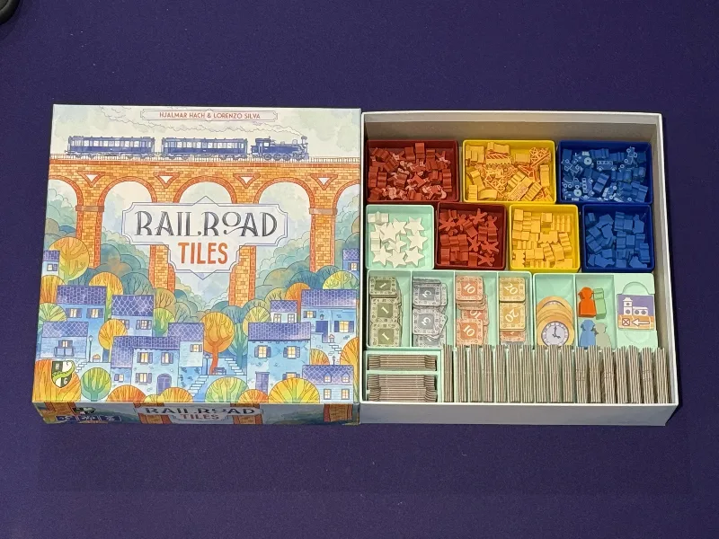 Railroad Tiles box insert (incl. World expansion)