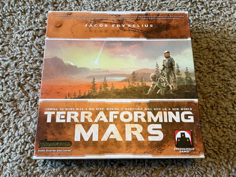 Terraforming Mars Board Game Insert