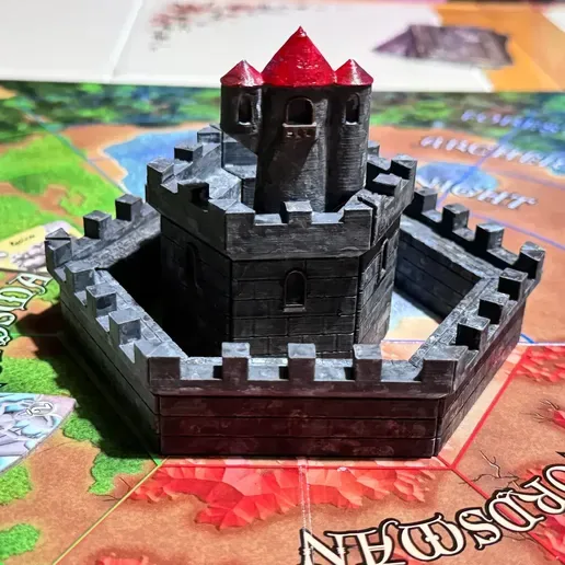 Connecting Towers, Walls, and Wizard Tower for Castle Panic