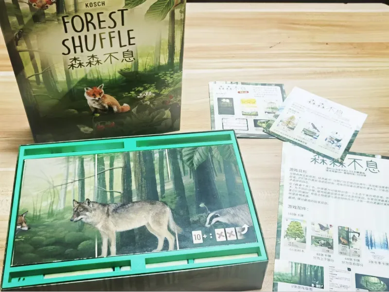 Forest Shuffle 森森不息 Original Box Storage Insert (Official Chinese Version + Expansions)
