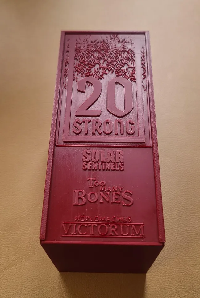 20 Strong - Box Insert