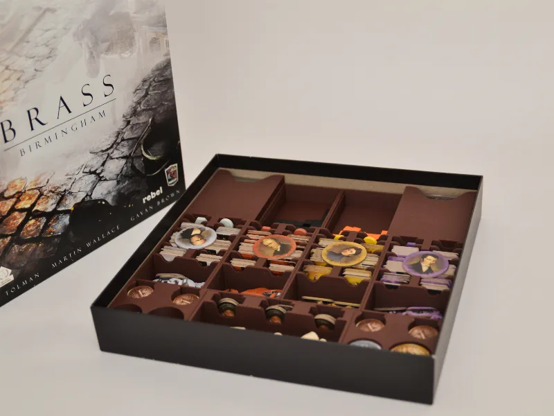 3D Printed insert for Brass Birmingham Board Game