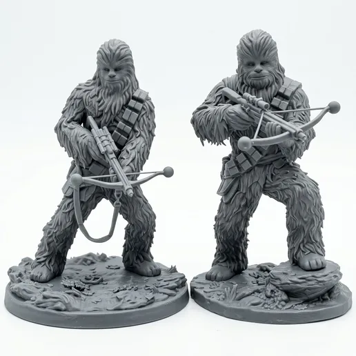 Chewbacca Dual Pose - 32mm Star Wars Legion Scale