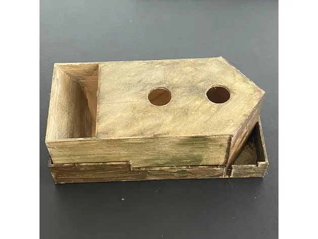 Collapsible Wingspan board game bird-feeder dice tower