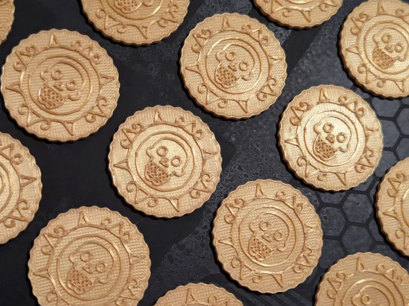 Port Royal card game golden coins