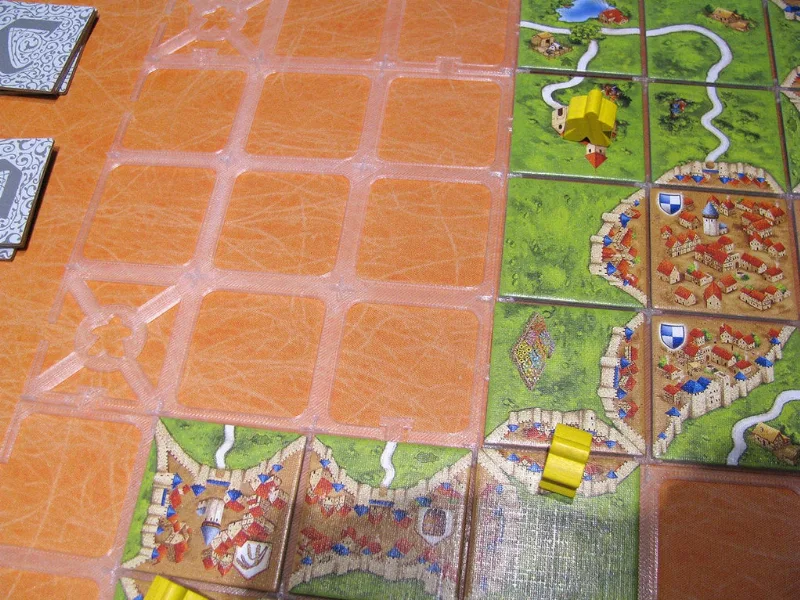 Carcassonne 3x3 Tile Grid & Holder
