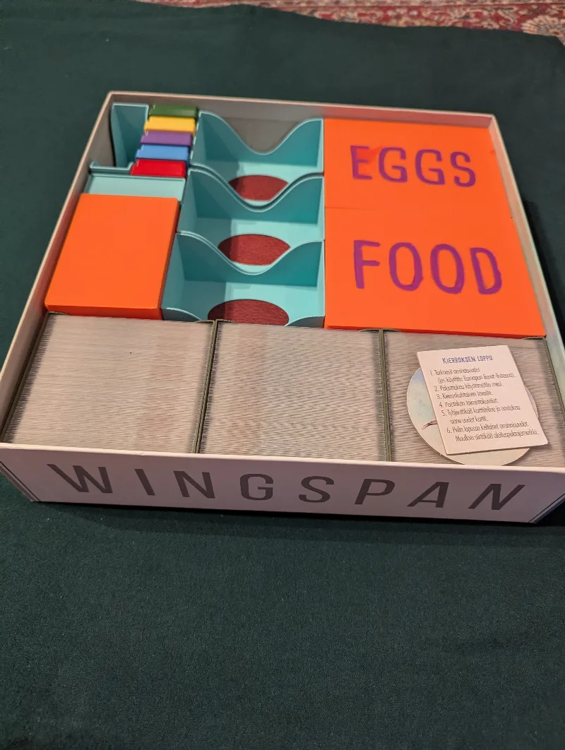 Wingspan & expansions organizer V2