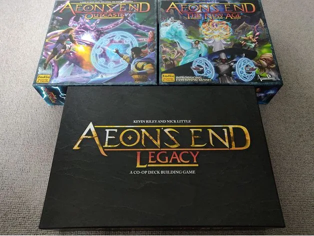 Aeon's End Collection up to Outcasts - Boardgame Storage Solution