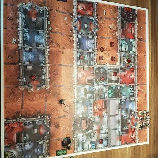 Modular Frame System for Game Tiles – Fits Zombicide & Massive Darkness Boards