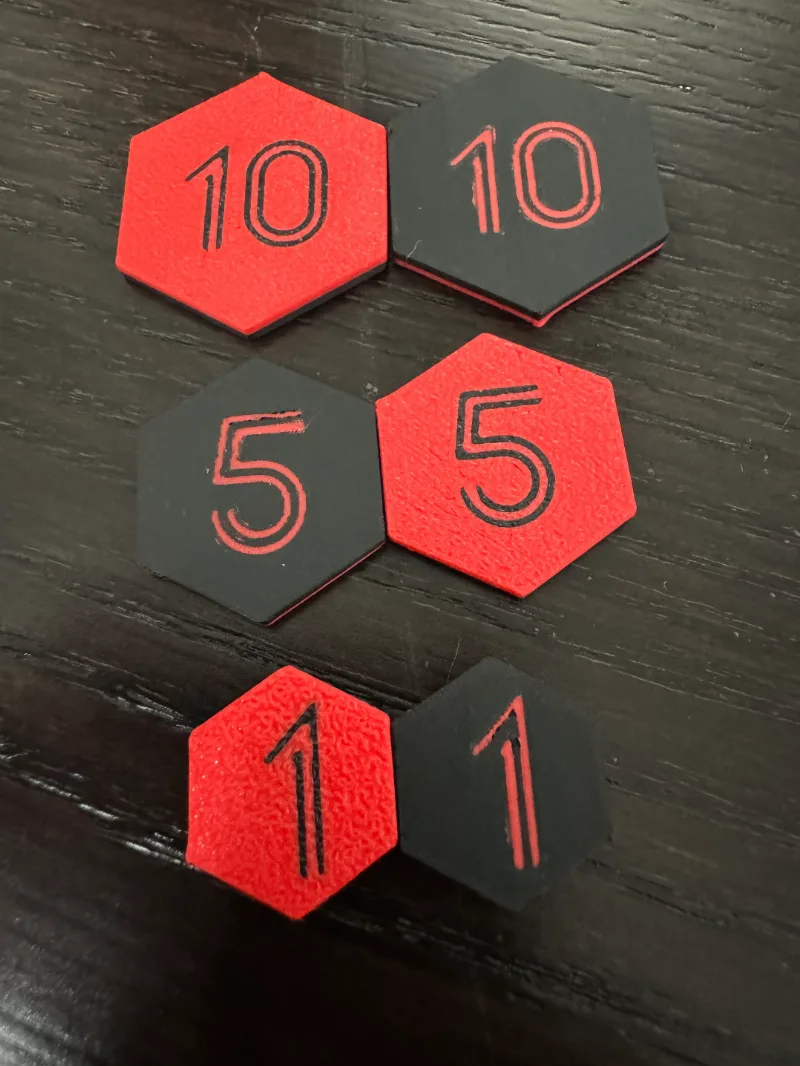 Magnetic Damage Tokens 1,5,10 Star Wars Unlimited