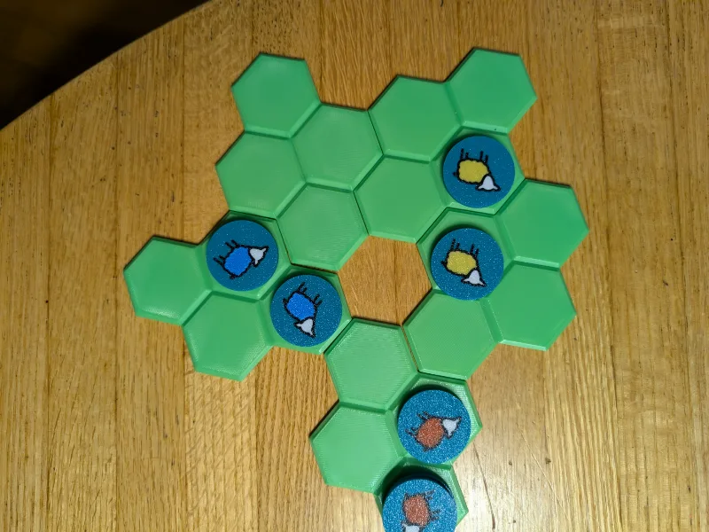 Battle Sheep board game (Splits)