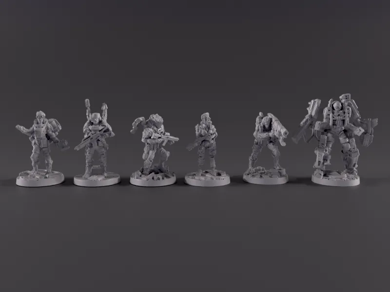 Nemesis: Retaliation miniature character models