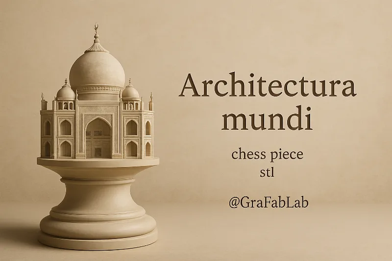 Architectura Mundi "King" - chess piece