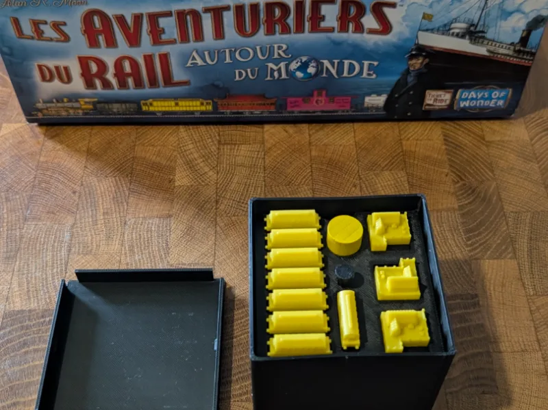 Ticket to Ride token storage box