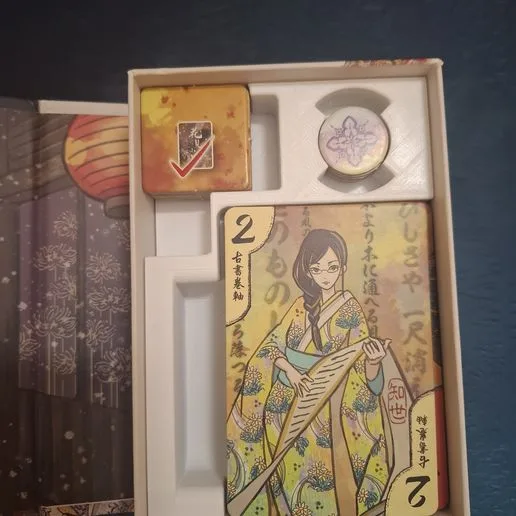 Hanamikoji insert - Compatible with sleeved cards