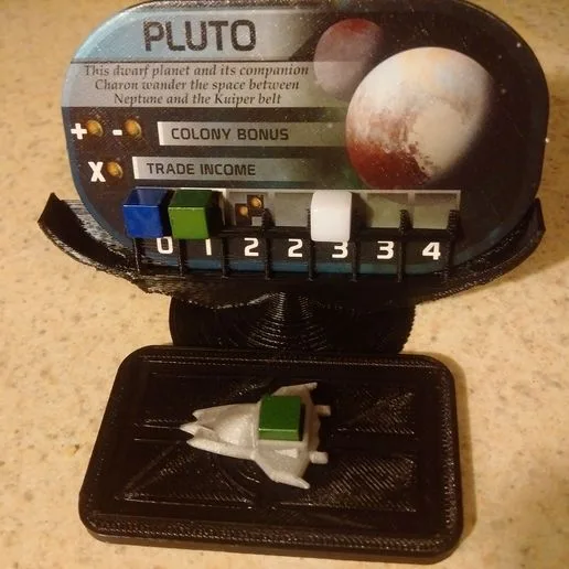 Terraforming Mars 3D pieces for Turmoil and Colonies