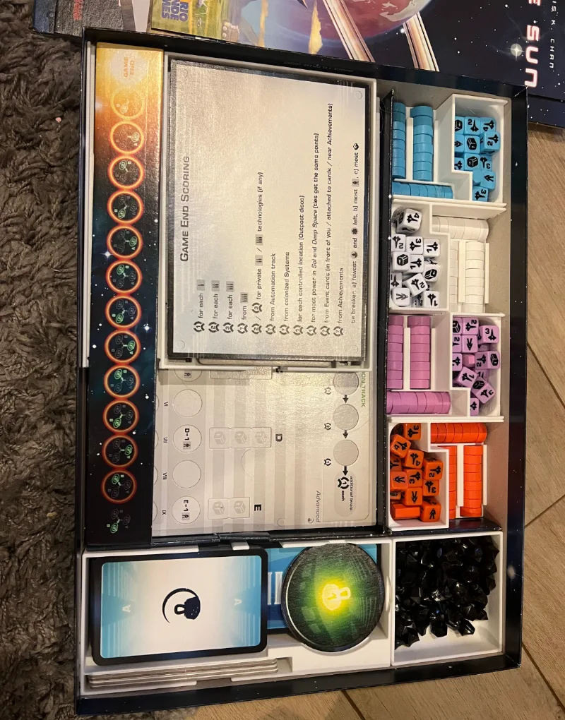 Beyond the Sun (+Leaders) Board Game Insert