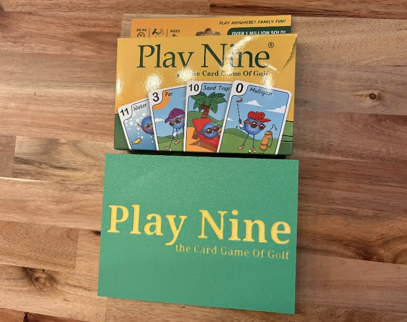 Box for Play Nine: The Card Game of Golf