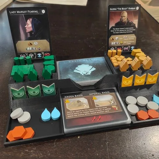 House Hagal Rival Station - Compatible with Dune Imperium & Uprising