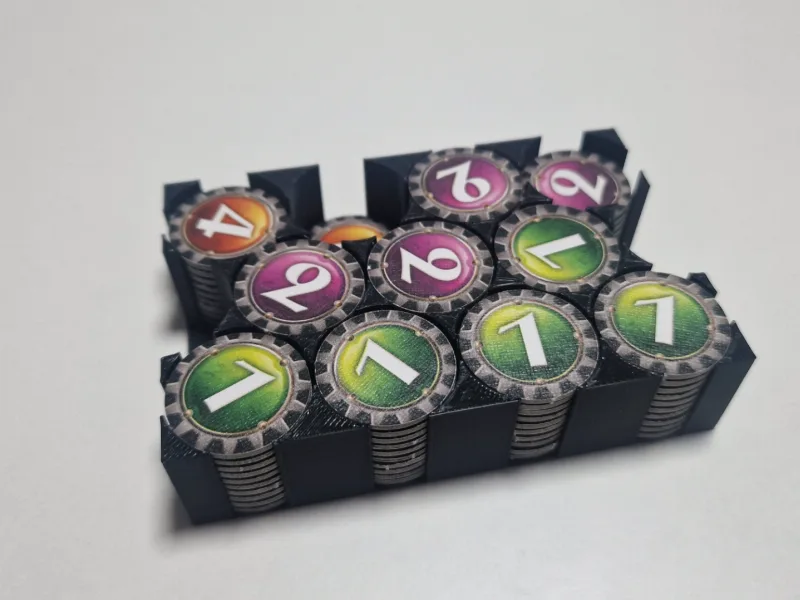 Ticket to Ride Netherlands tokens insert