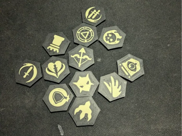 Double Sided Magic: The Gathering Ability Tokens
